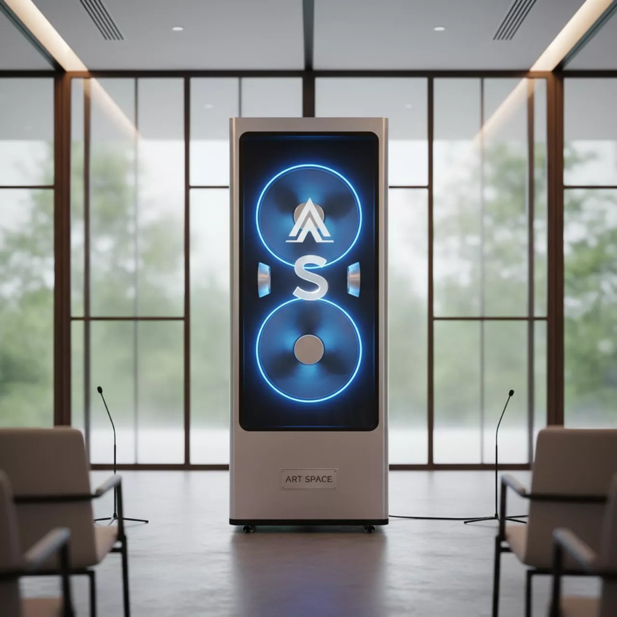 Аренда Стенд голографический 0,7х2 для 2 вентиляторов в Novotel Resort — ART SPACE