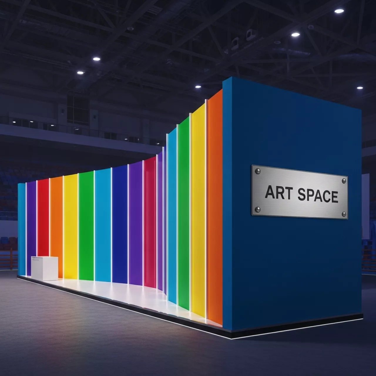 Аренда Стенд Isoframe Wave 12 модулей Maxi в ледовой арене «Шайба» — ART SPACE