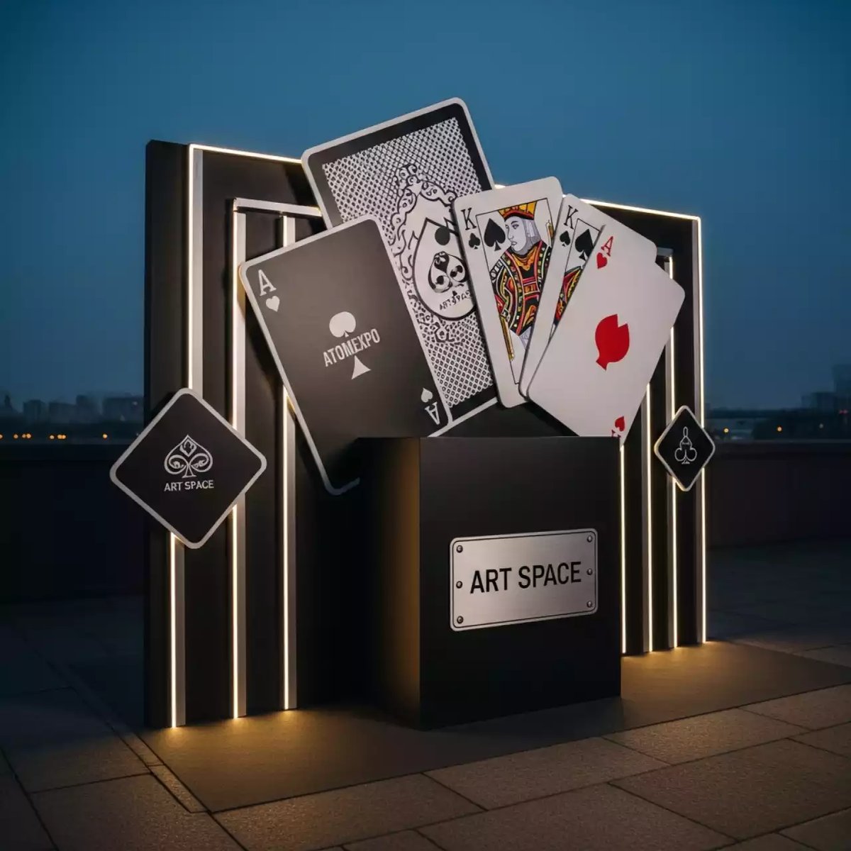 Аренда Стенд карточный гангстерский на Имеретинской набережной — ART SPACE