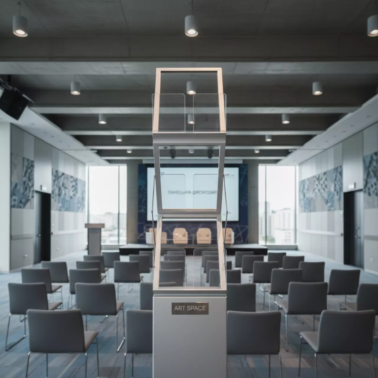 Аренда Стенд уголок покупателя эконом 4 кармана в Pullman Sochi Centre — ART SPACE