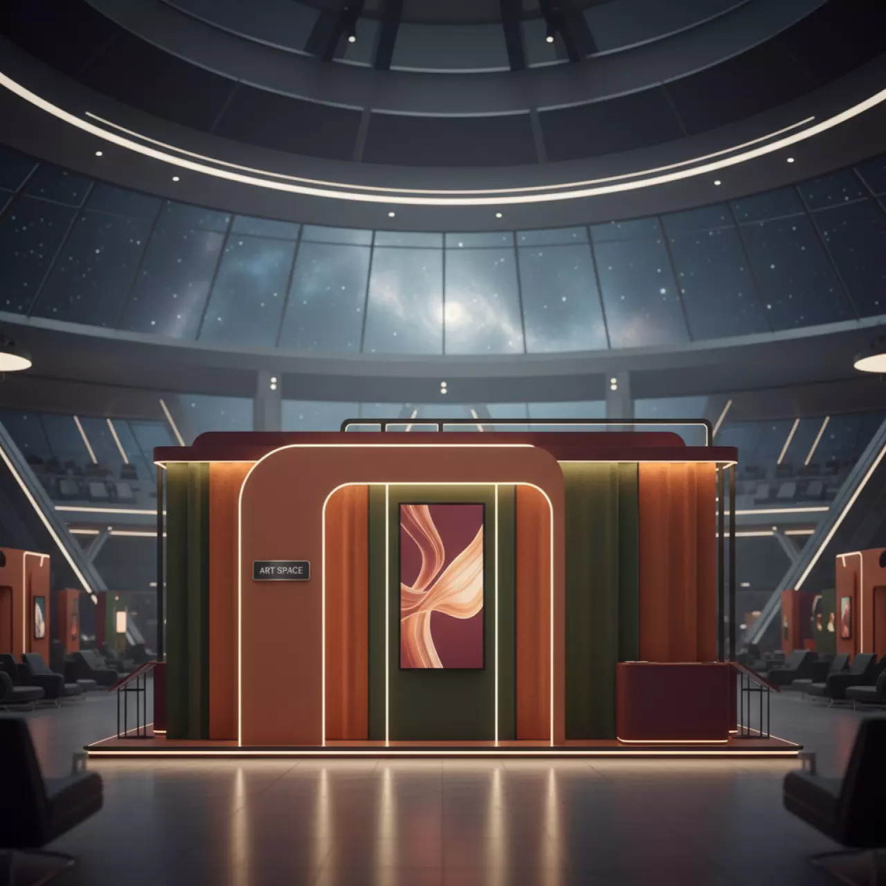 Аренда Стендов выставочные в Alpha Sirius — ART SPACE