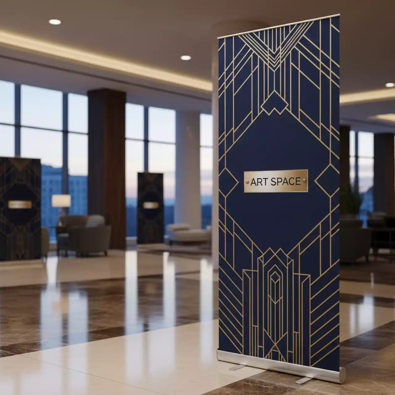 Аренда Стенды баннерные ролл ап в Mercure Сочи Центр — ART SPACE