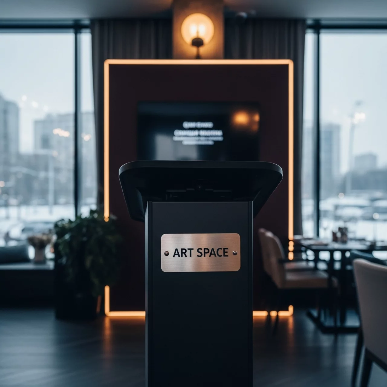 Аренда Стенды для мероприятий в ресторане «Плакучая Ива» — ART SPACE