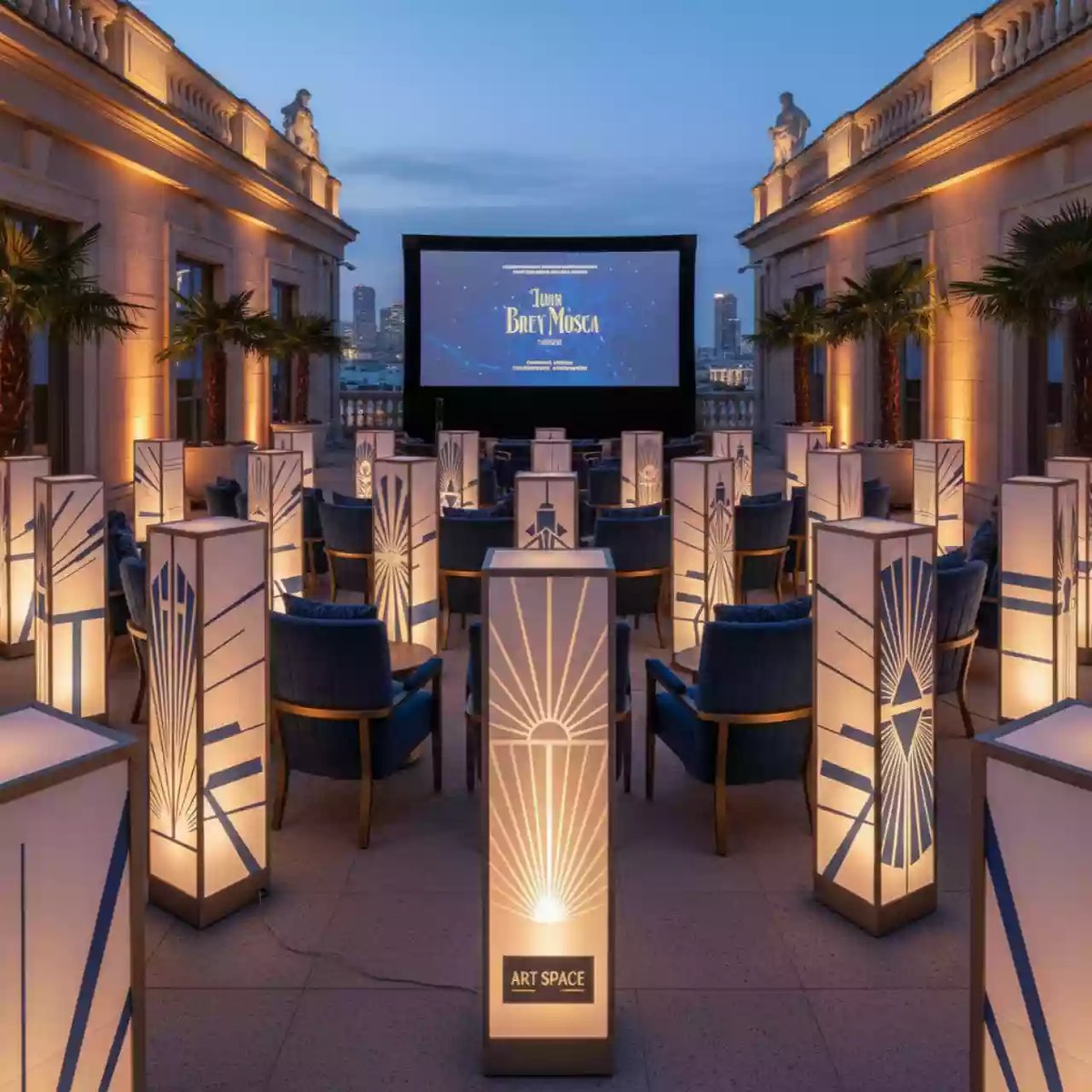 Аренда Стенды тканевые автоматические Light Up в Stella di Mosca — ART SPACE