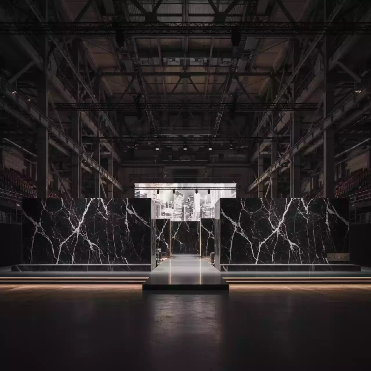 Аренда Стеновая панель для кухни МДФ Мрамор Лацио чёрный в ледовом дворце «Большой» — ART SPACE