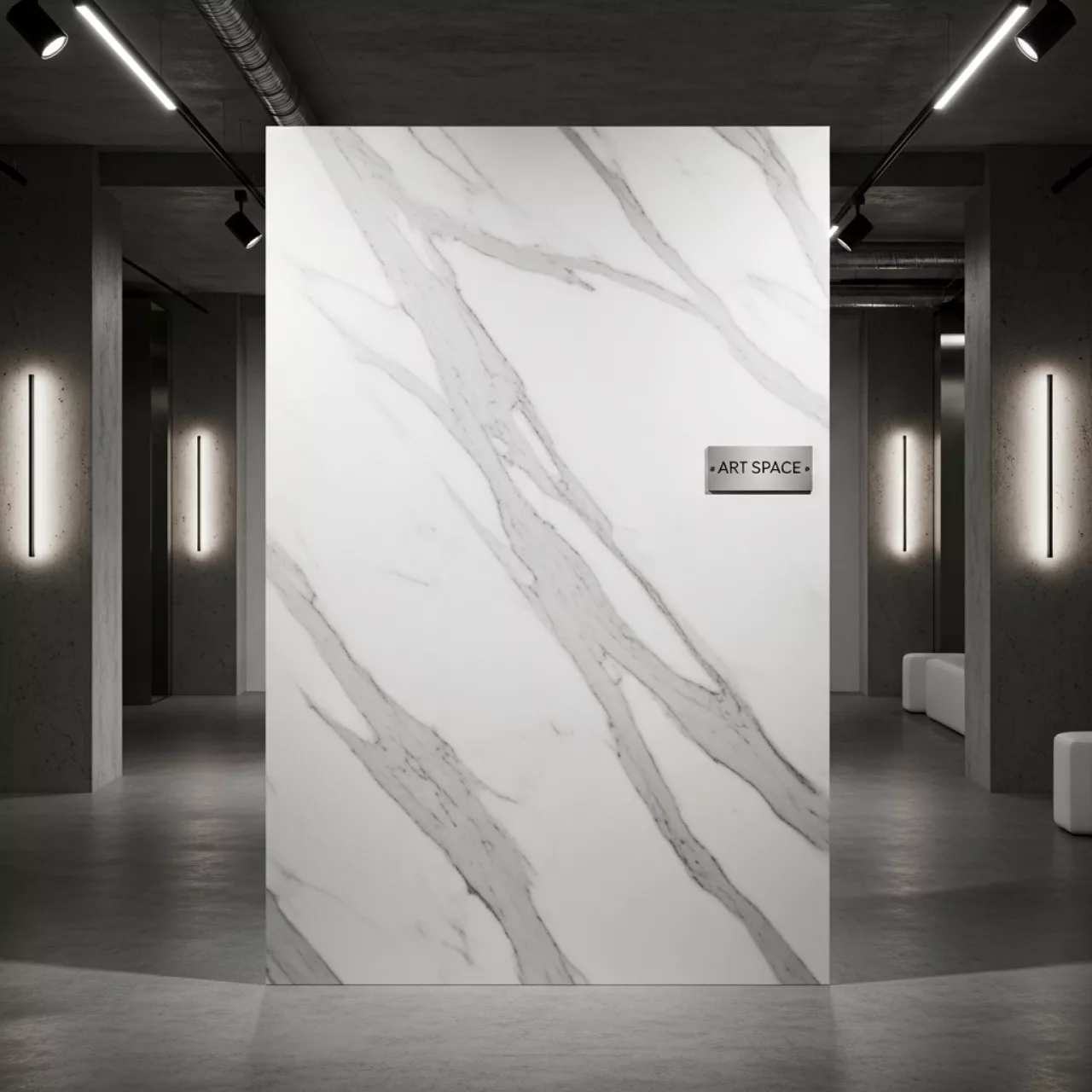 Аренда Стеновая панель для кухни МДФ мрамор Лацио в Mercure Сочи Центр — ART SPACE