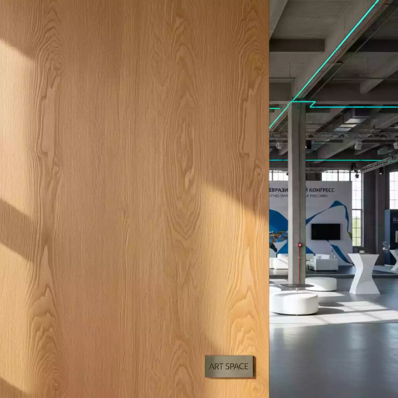 Аренда Стеновая панель МДФ Канадский дуб в этно-парке «Моя Россия» — ART SPACE