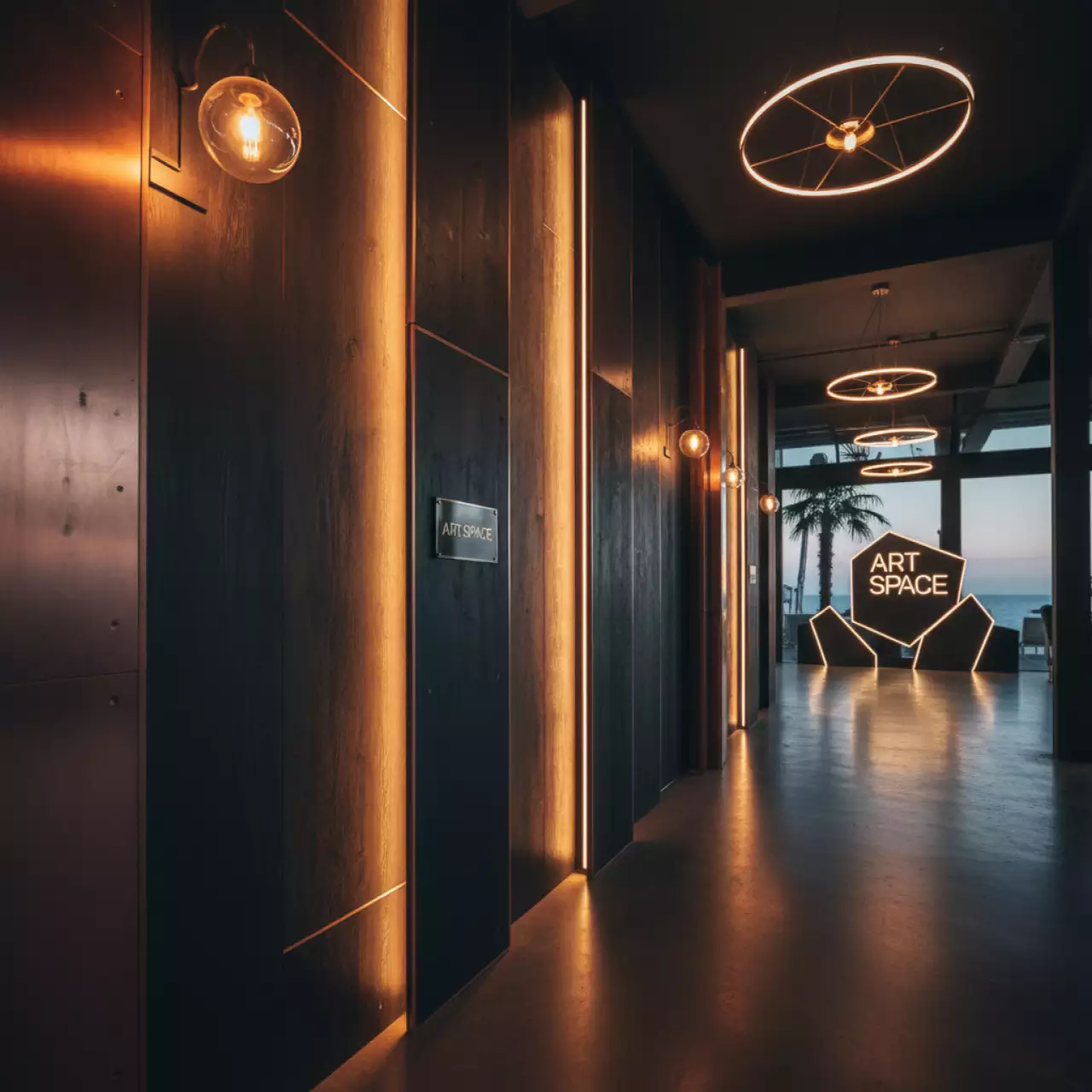 Аренда Стеновые панели МДФ ХДФ в пляжном клубе Del Mar — ART SPACE