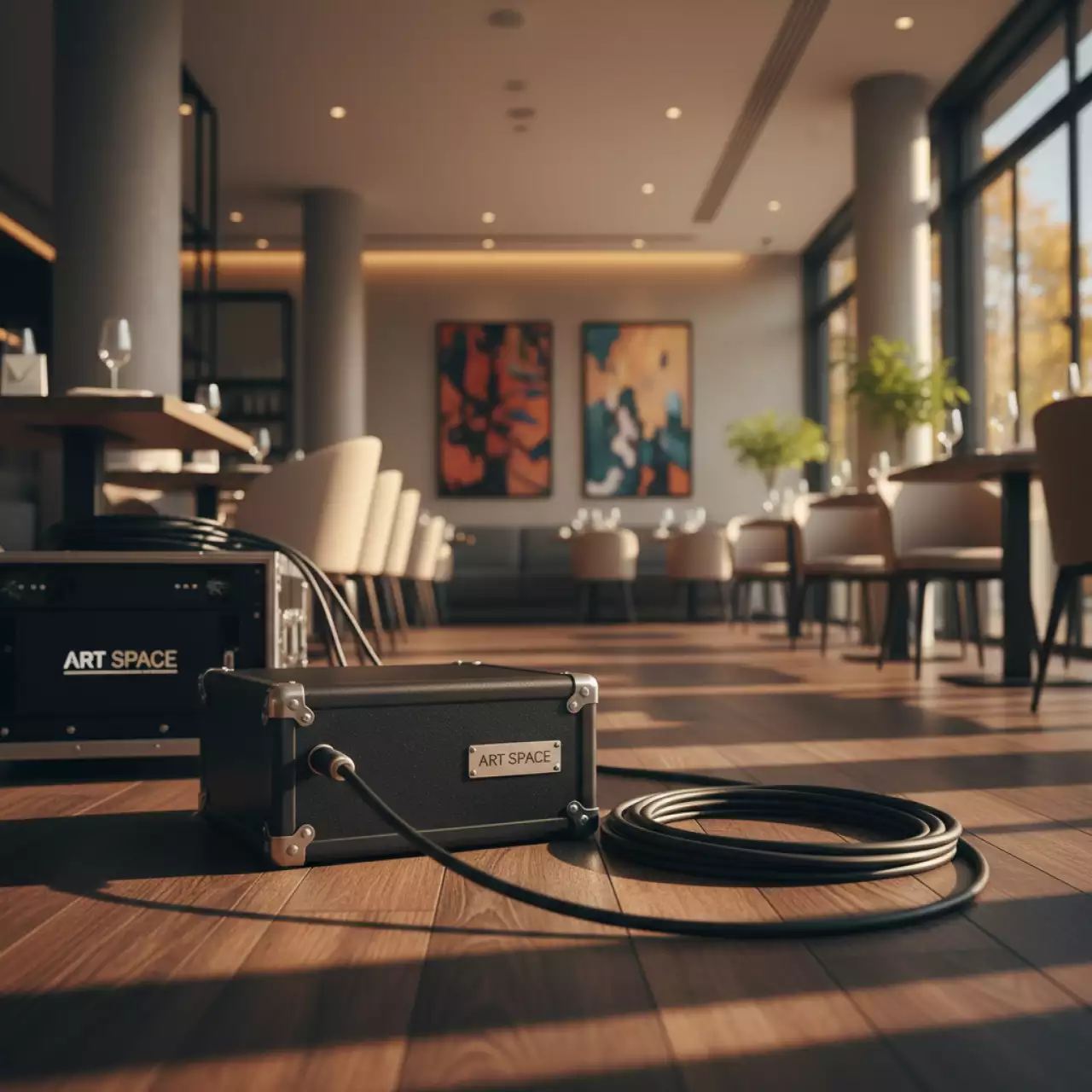 Аренда Стейдж бокс Proel DHBOX 2408 25 м в ресторане «Brunello» — ART SPACE