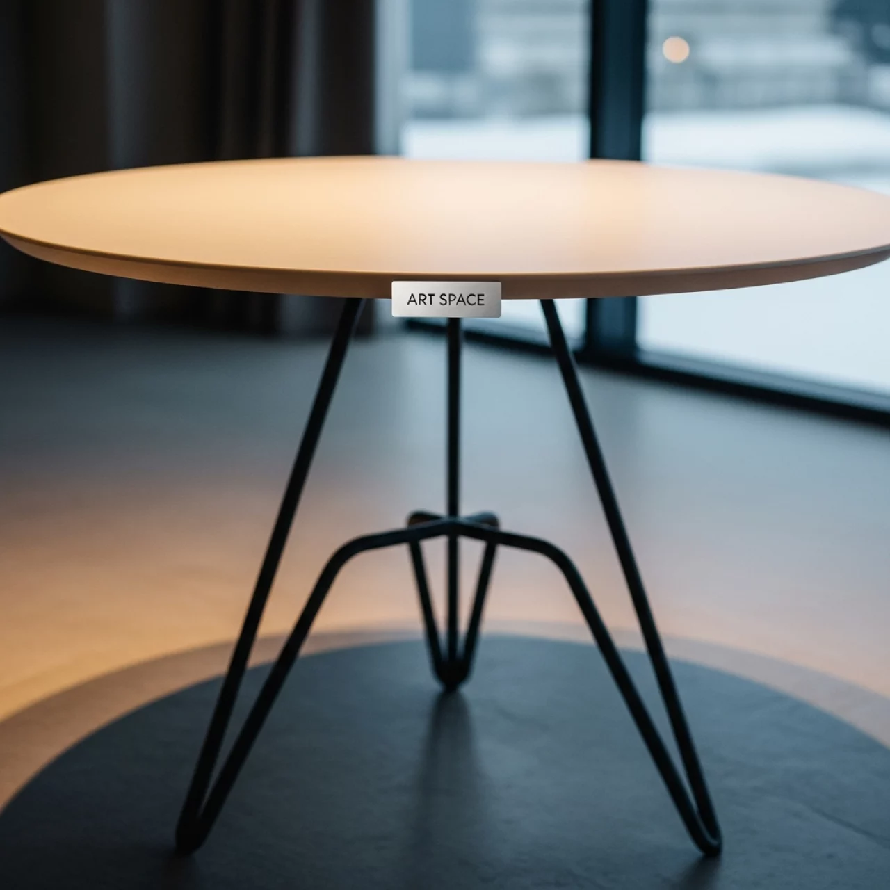 Аренда Стол Arki К 100 черный слоновая кость в Grand Karat Sochi — ART SPACE