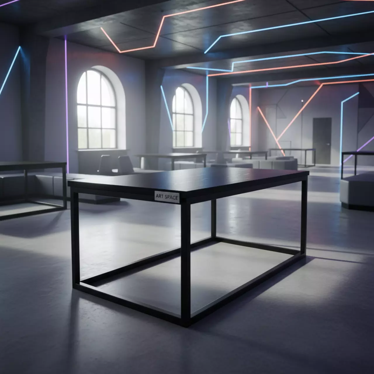 Аренда Стол банкетный Amsterdam Loft 120 black в банкетном зале «Дельфин» — ART SPACE