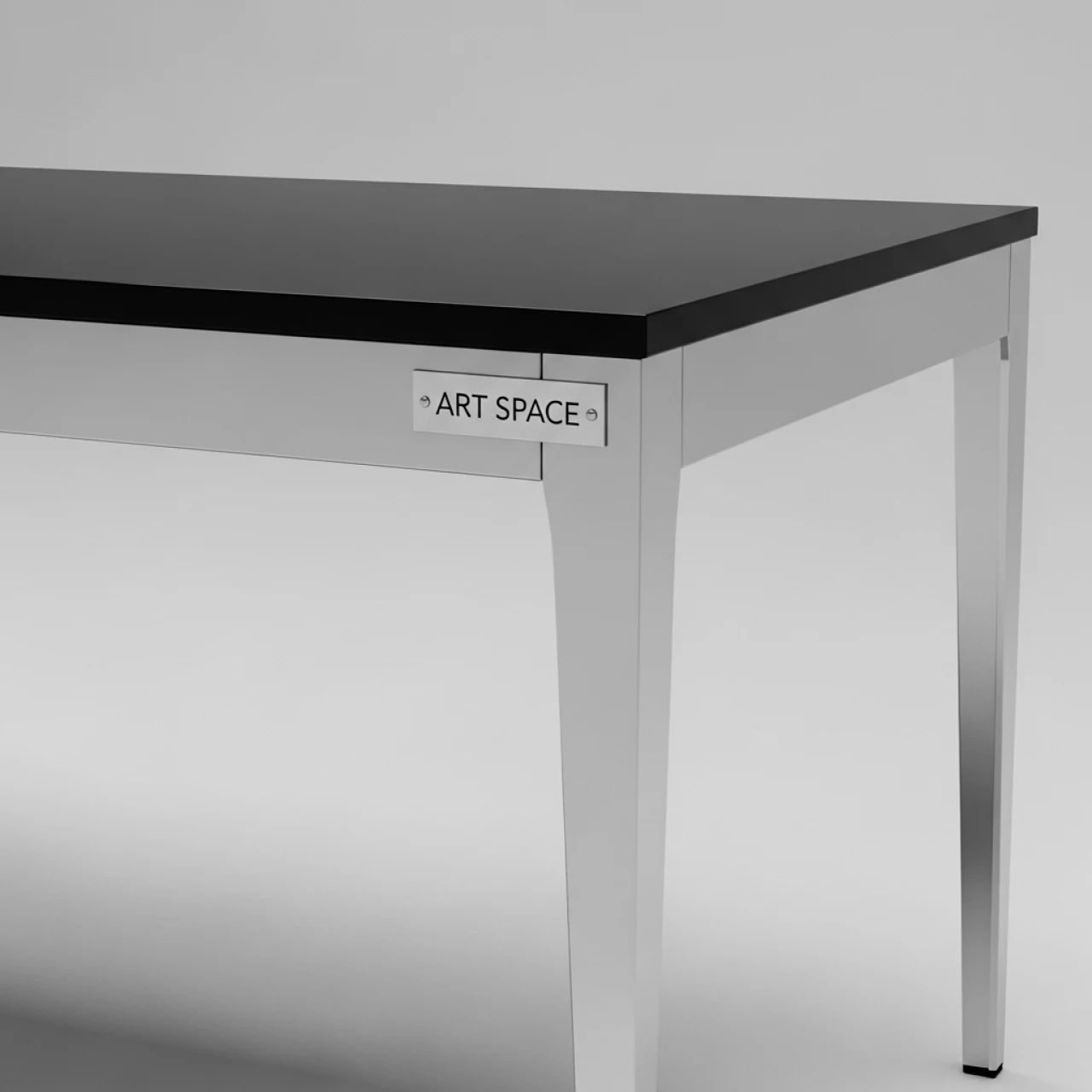 Аренда Стол банкетный Chrome Black в ледовой арене «Шайба» — ART SPACE