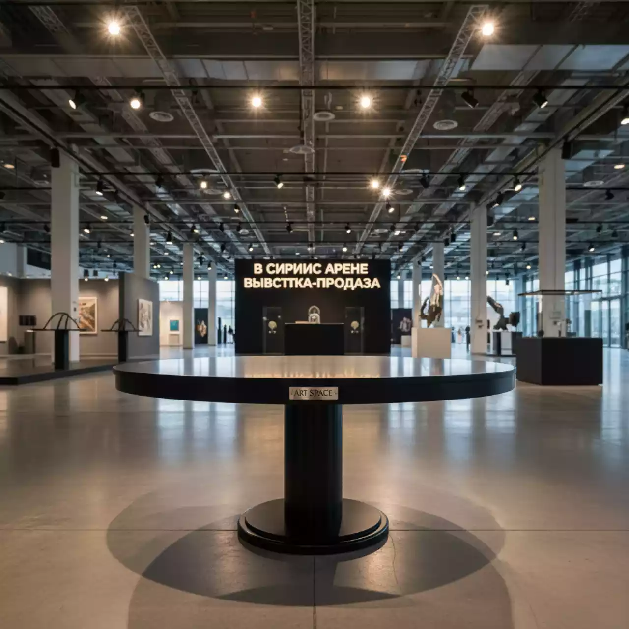 Аренда Стол банкетный Cyclone 90 black в Сириус Арене — ART SPACE