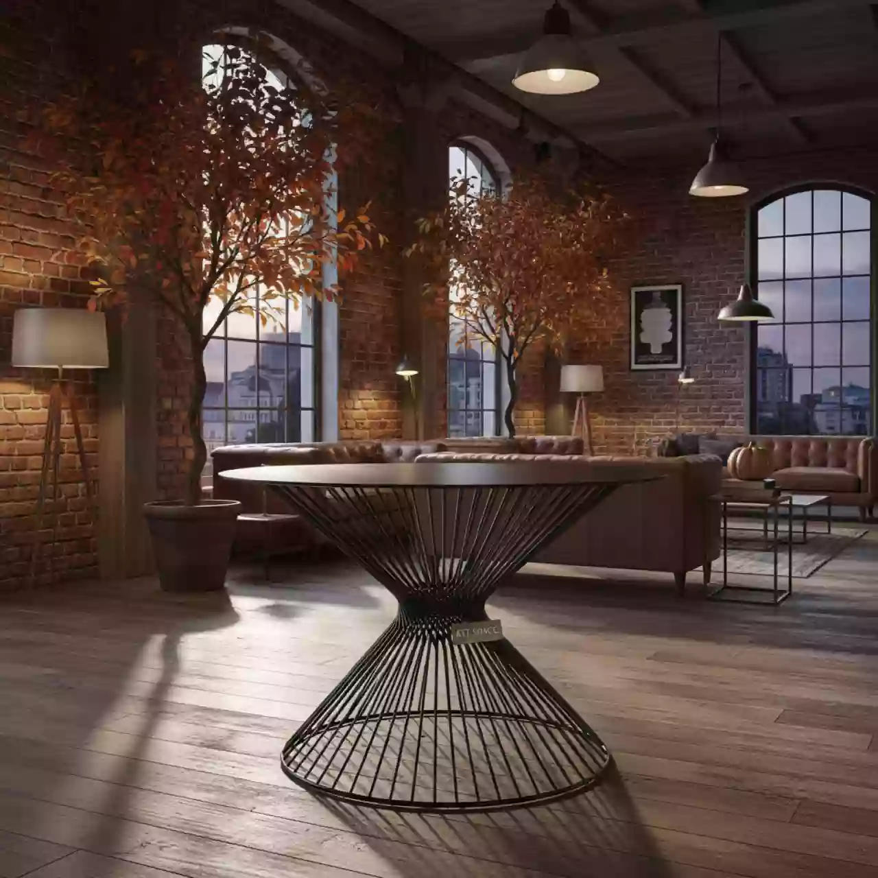 Аренда Стол банкетный Cyclone 90 черный в Courtyard by Marriott Sochi — ART SPACE