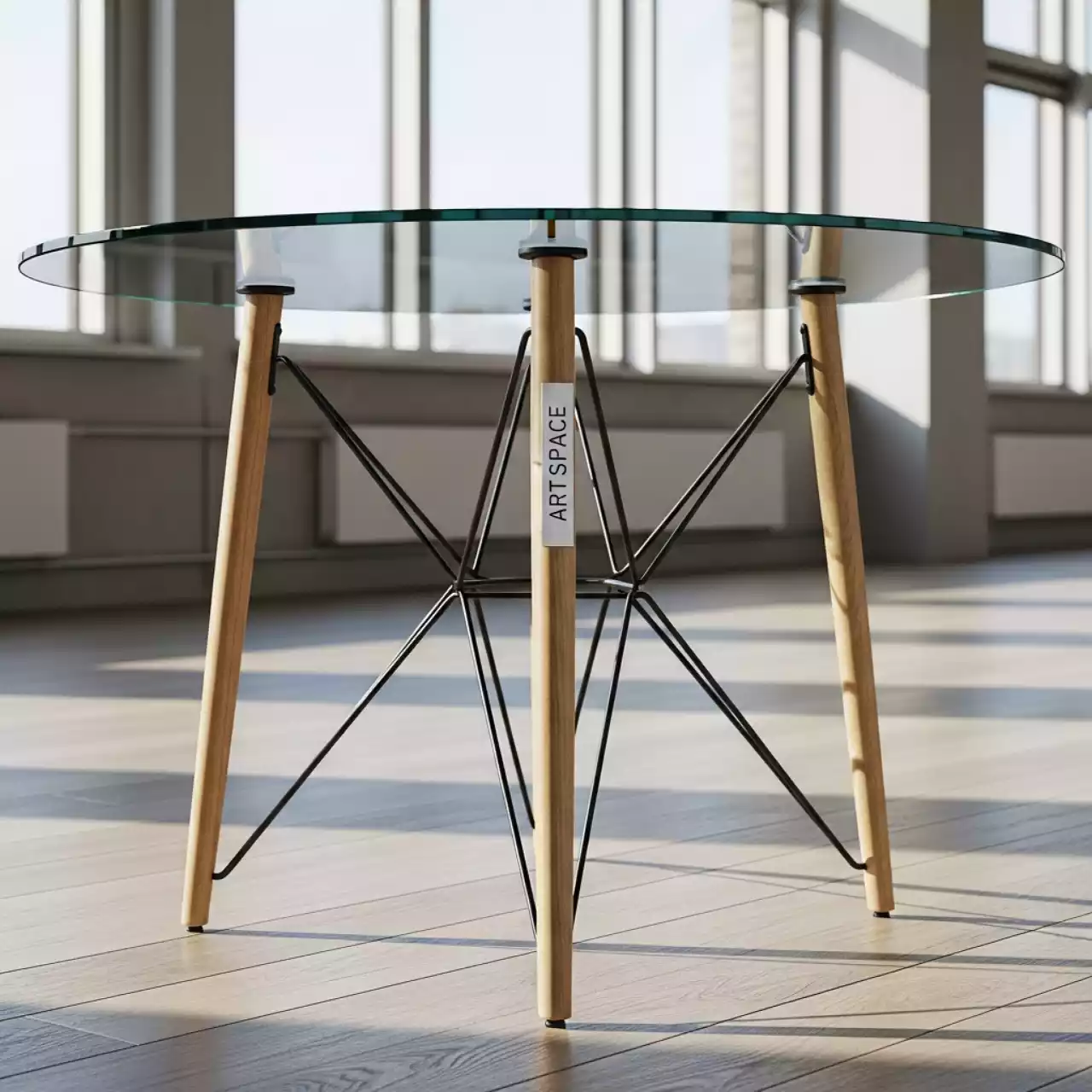 Аренда Стол банкетный Eames DSW glass в Radisson Blu Resort & Congress Centre — ART SPACE