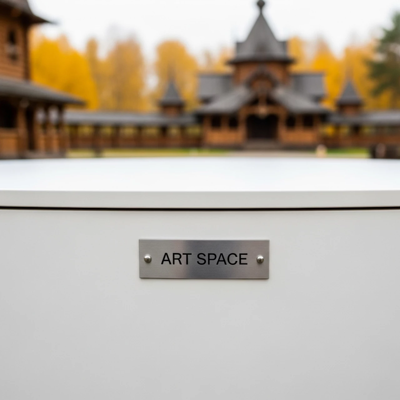 Аренда Стол банкетный Expo white диаметр 80 см в этно-парке «Моя Россия» — ART SPACE