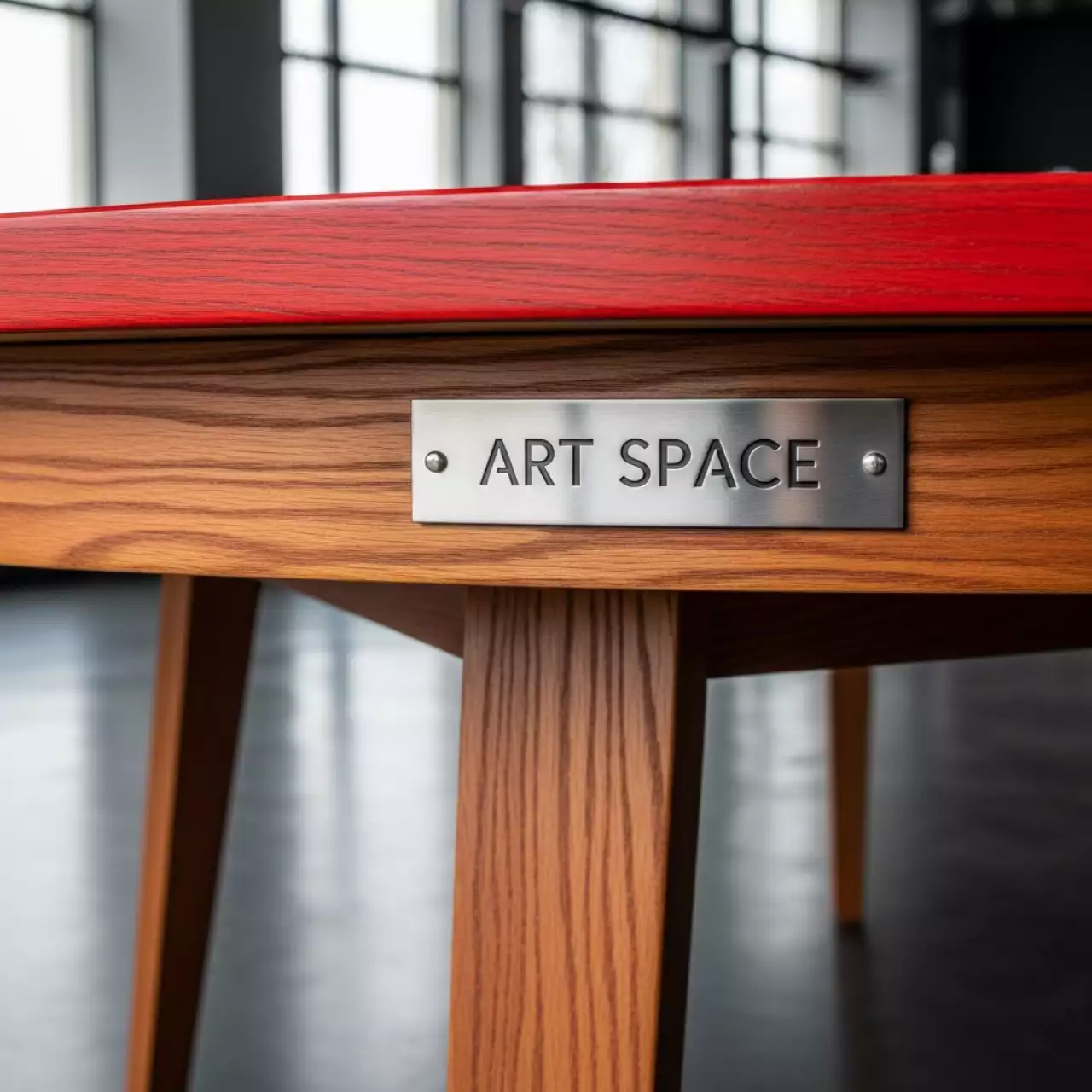 Аренда Стол банкетный Homer wood 90 red в МФК «Горный» — ART SPACE