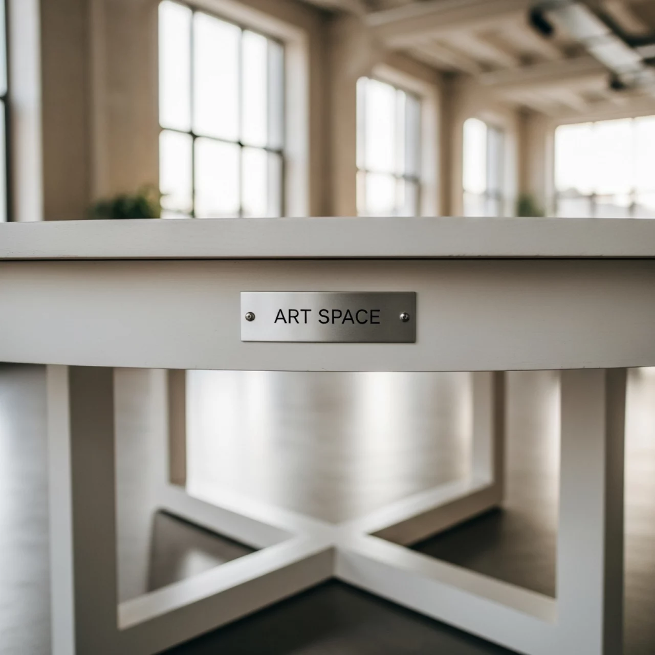 Аренда Стол банкетный Homer wood 90 white в Sport Inn Hotel & Wellness — ART SPACE