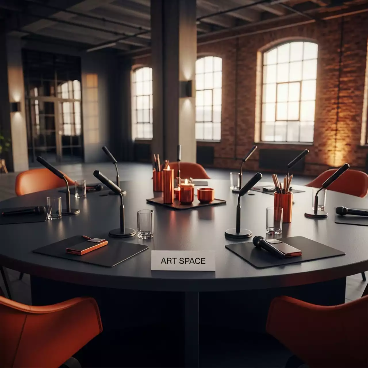 Аренда Стол банкетный круглый пластиковый диаметр 1,2 м в Green Flow Hotel — ART SPACE