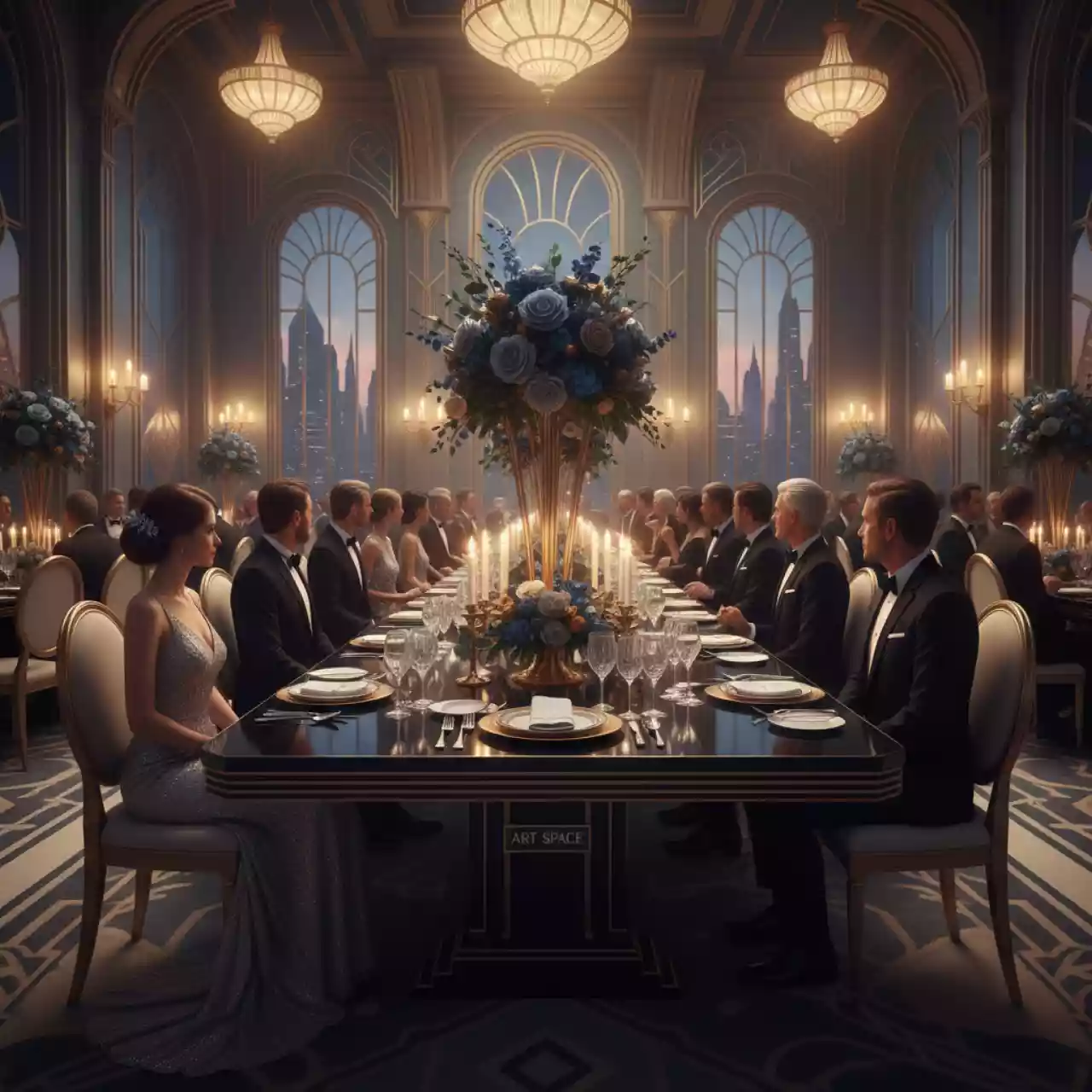 Аренда Стол банкетный Motus wood black в Alpha Sirius — ART SPACE