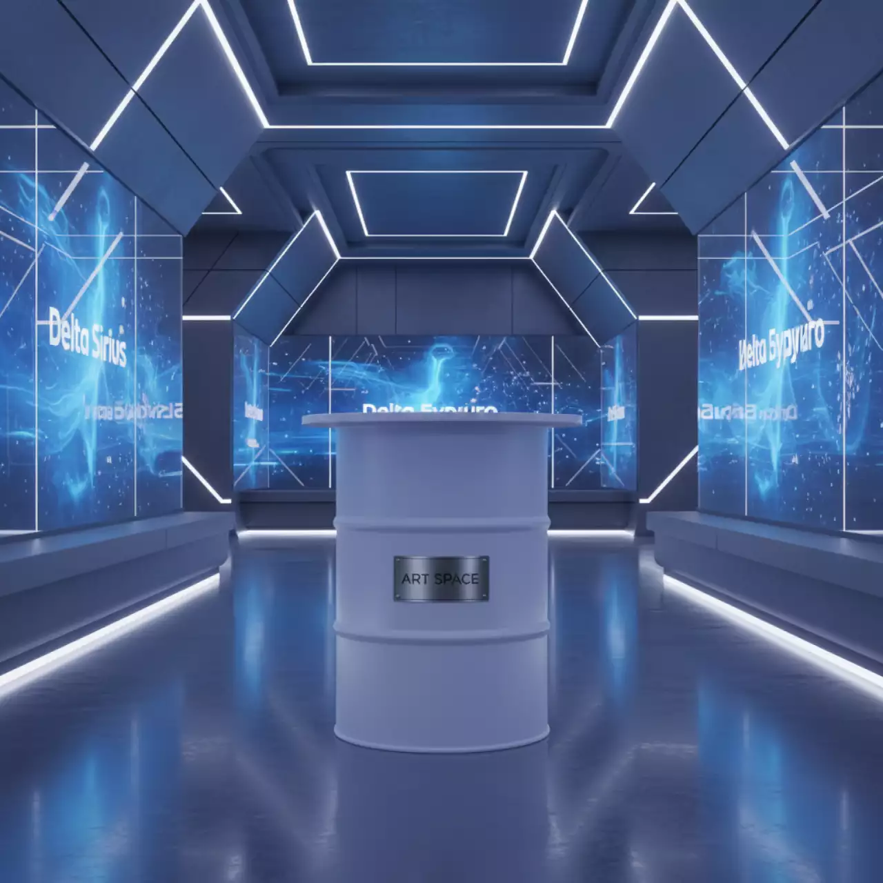 Аренда Стол Барел 100 белый в Delta Sirius — ART SPACE