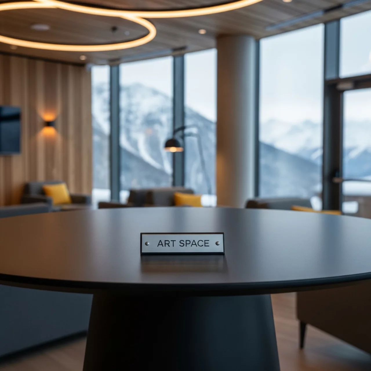 Аренда Стол Барел 110 чёрный в Golden Tulip Rosa Khutor — ART SPACE