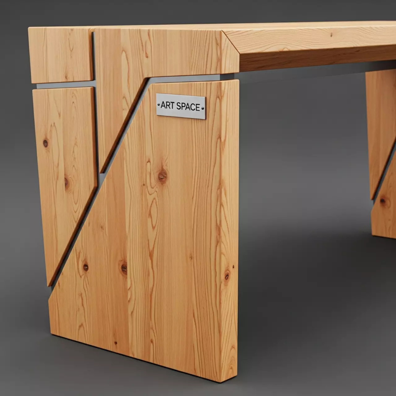 Аренда Стол барный "Аристократ" из массива лиственницы на курорте «Газпром» (Альпика) — ART SPACE