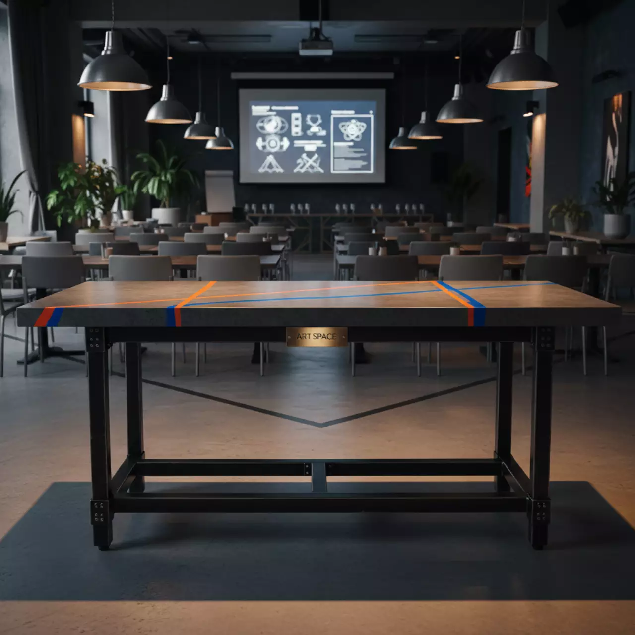 Аренда Стол барный Барруа в ресторане «Магадан» — ART SPACE