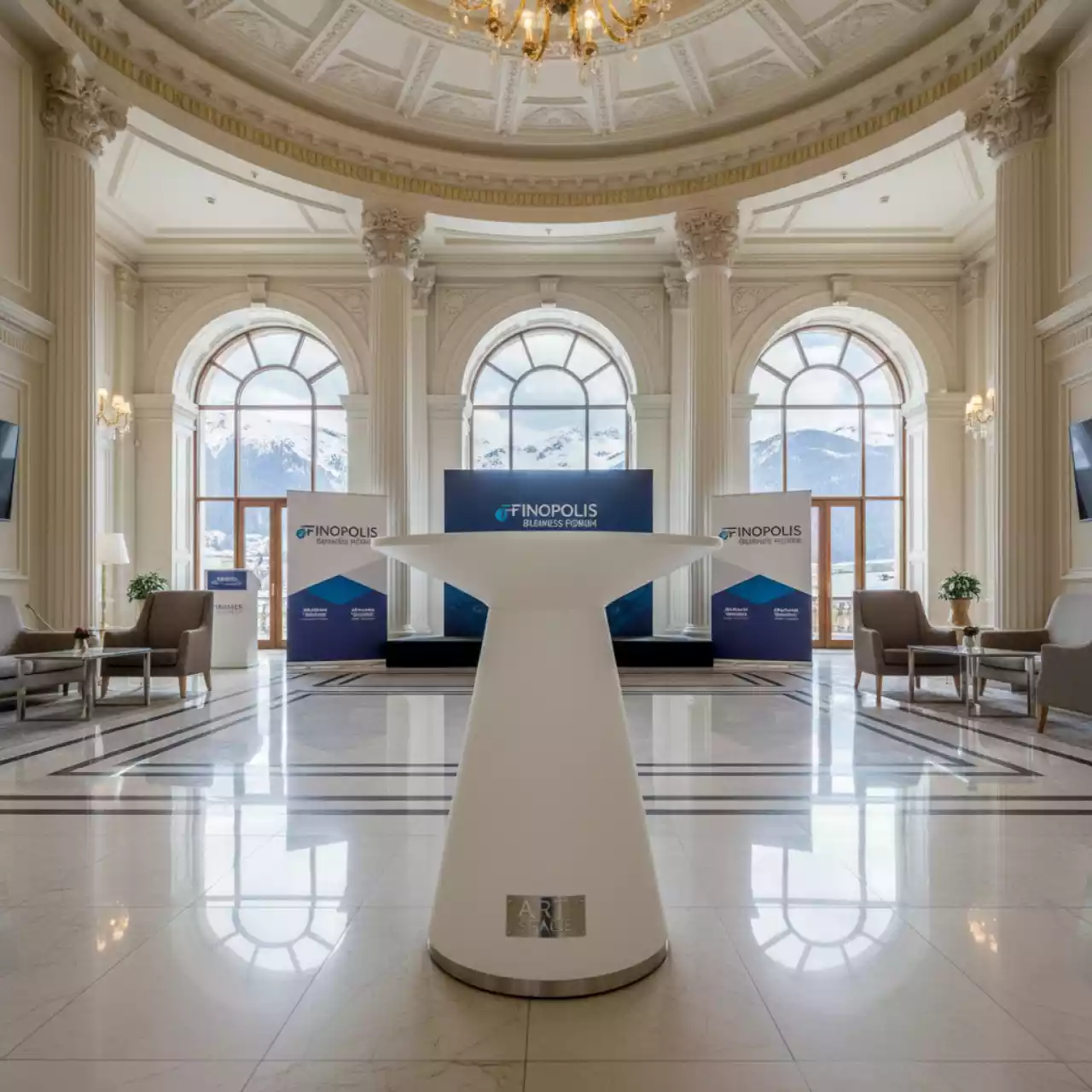 Аренда Стол барный из HPL пластика Hopla Standard в Golden Tulip Rosa Khutor — ART SPACE