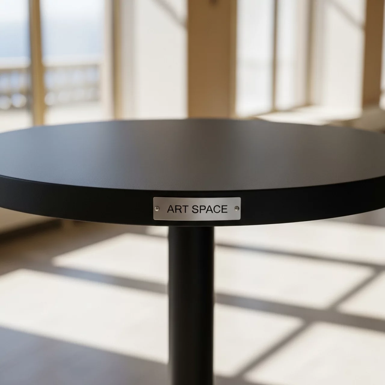 Аренда Стол барный Лаконичность с чёрной столешницей в Sochi Marriott Krasnaya Polyana — ART SPACE