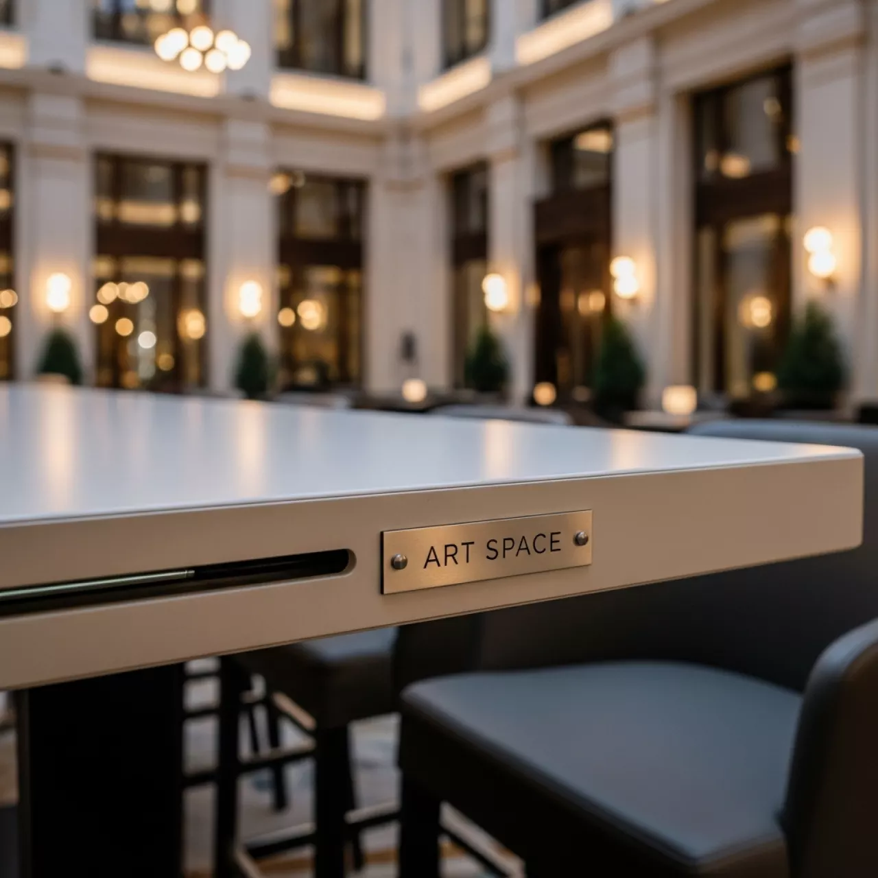 Аренда Стол барный с каналом для проводов Arki table CCCompact в Boutique Hotel PORTUM 1905 — ART SPACE