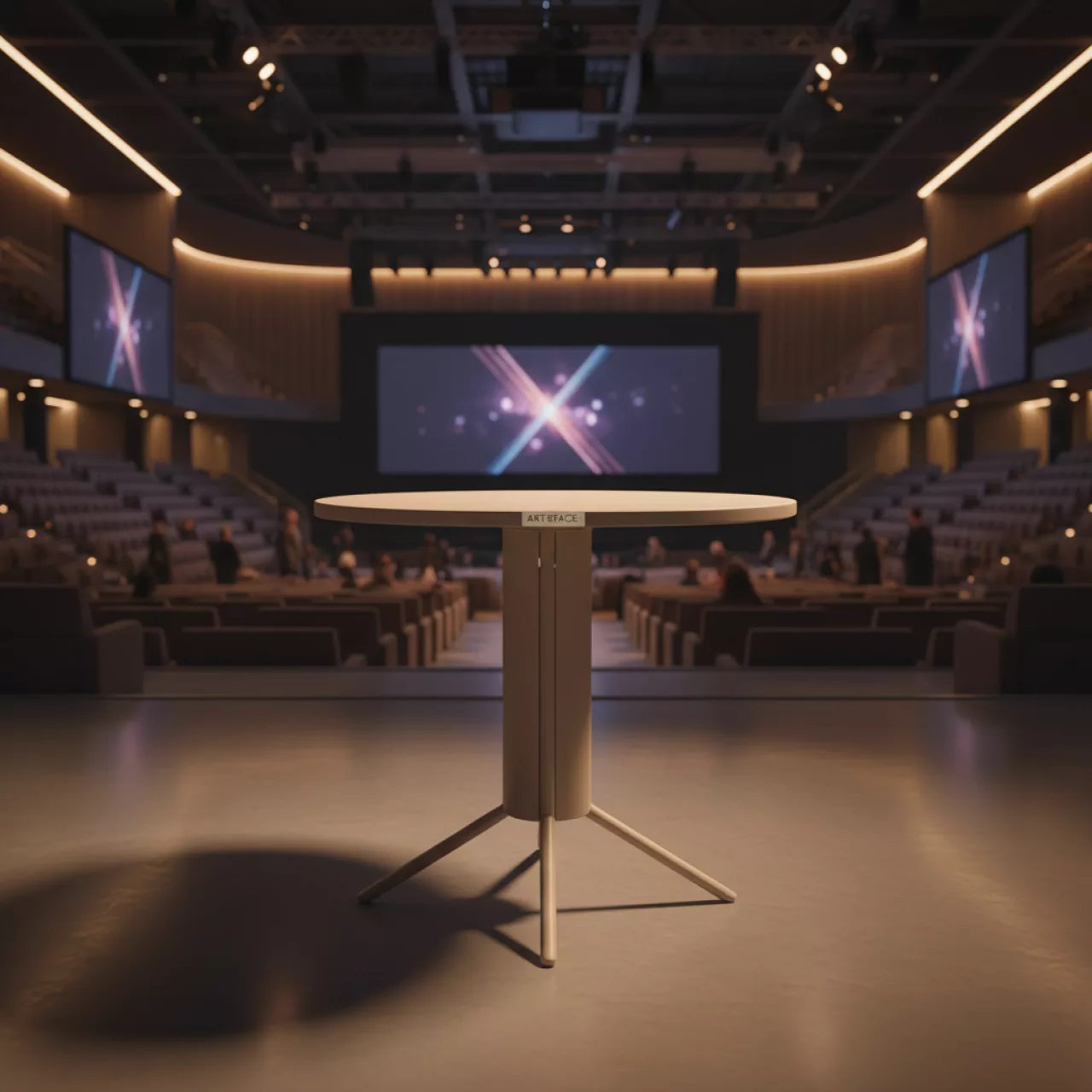 Аренда Стол барный складной Sky Folding Bar Table 600 бежевый в Сириус Арене — ART SPACE