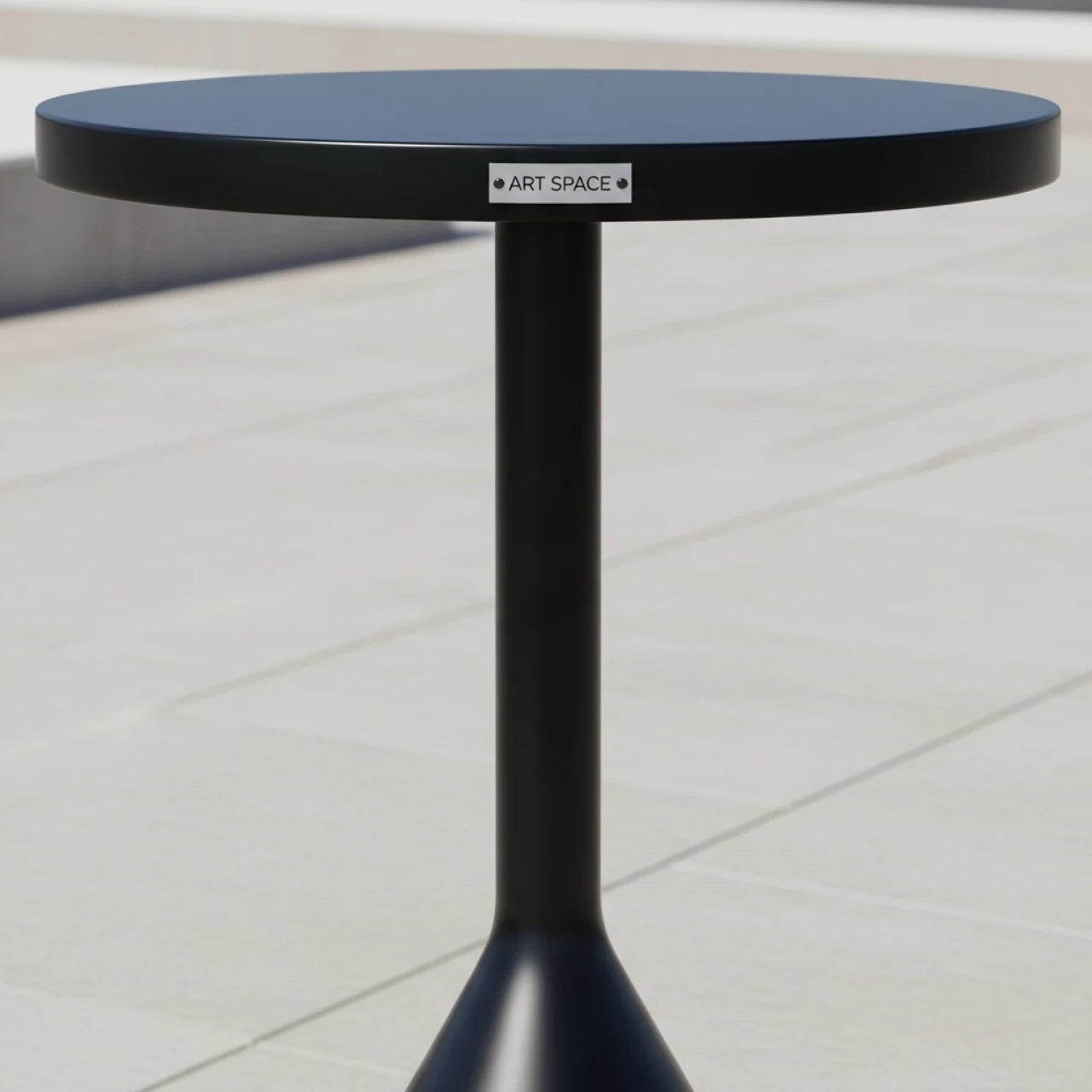 Аренда Стол барный уличный черный круглый 60 см 20 293XX в City Park Hotel Sochi — ART SPACE