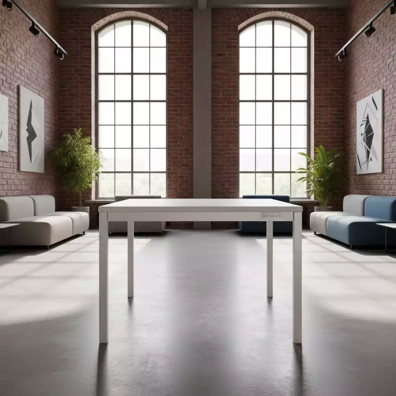 Аренда Стол белый квадратный 70х70 см 02 083WT в Stella di Mosca — ART SPACE