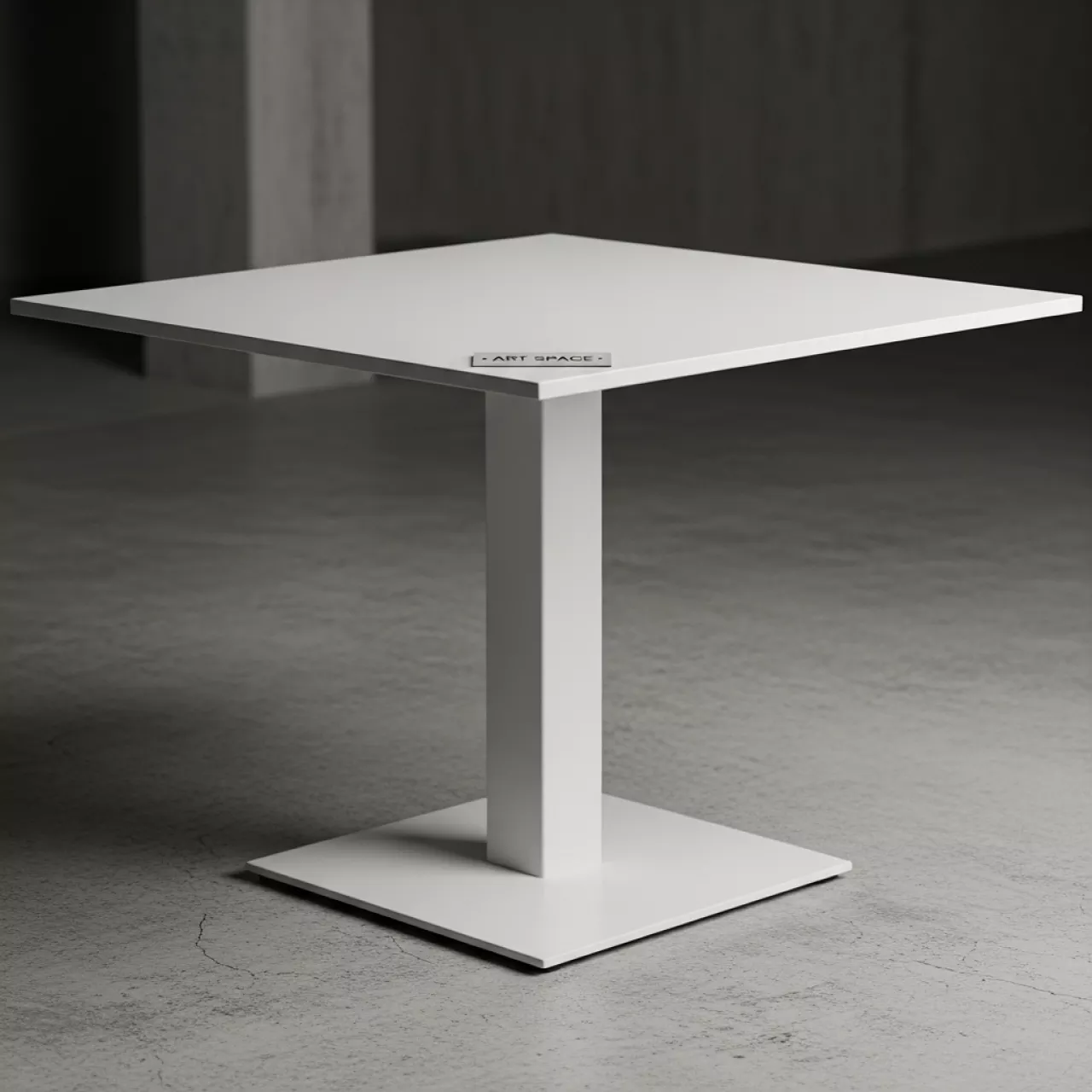 Аренда Стол белый квадратный Backstage 70х70 см в комплексе «Дагомыс» — ART SPACE
