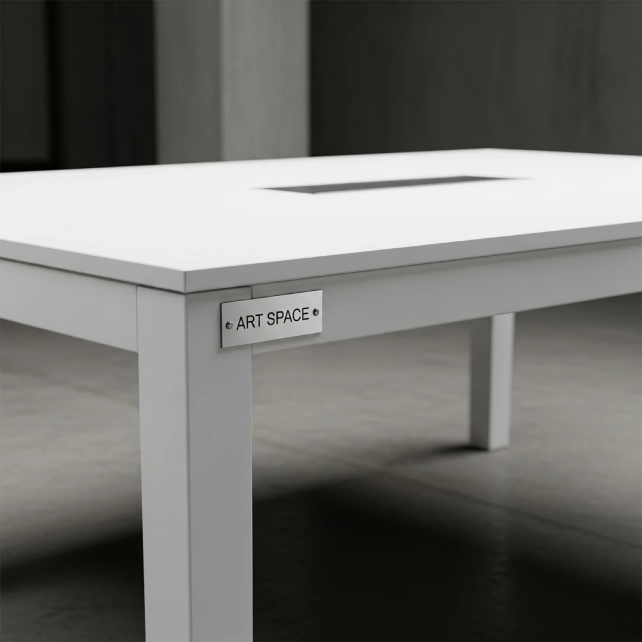 Аренда Стол белый прямоугольный 180х90 см 02 022XX в Поляна 1389 Отель и Спа — ART SPACE