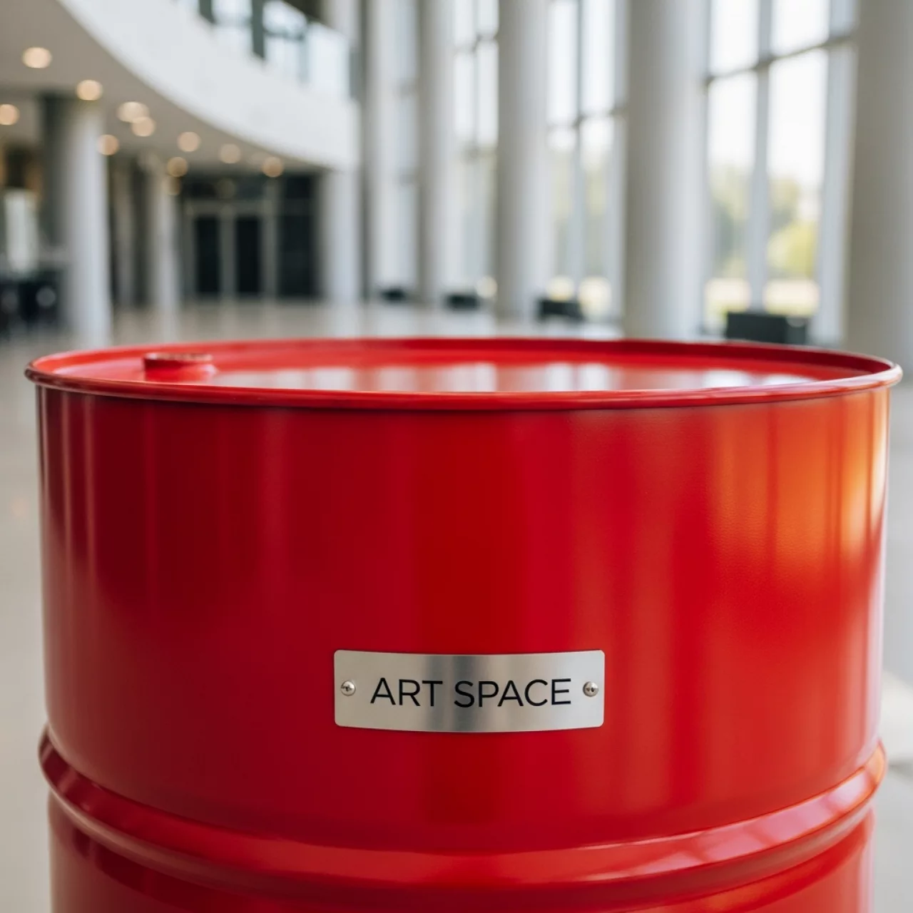 Аренда Стол бочка Barrel красный в Университете «Сириус» — ART SPACE