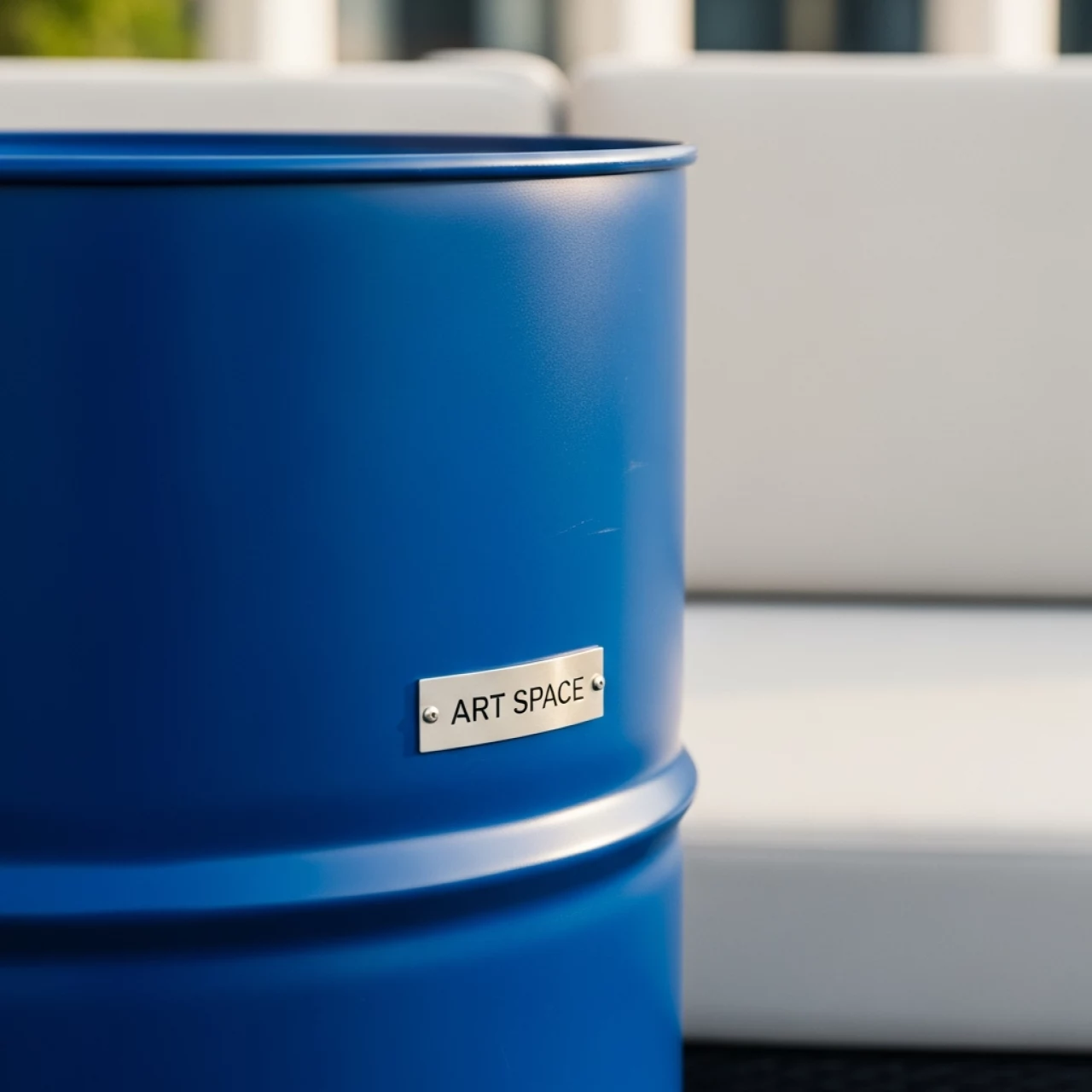 Аренда Стол бочка Barrel синий в санатории «Октябрьский» — ART SPACE