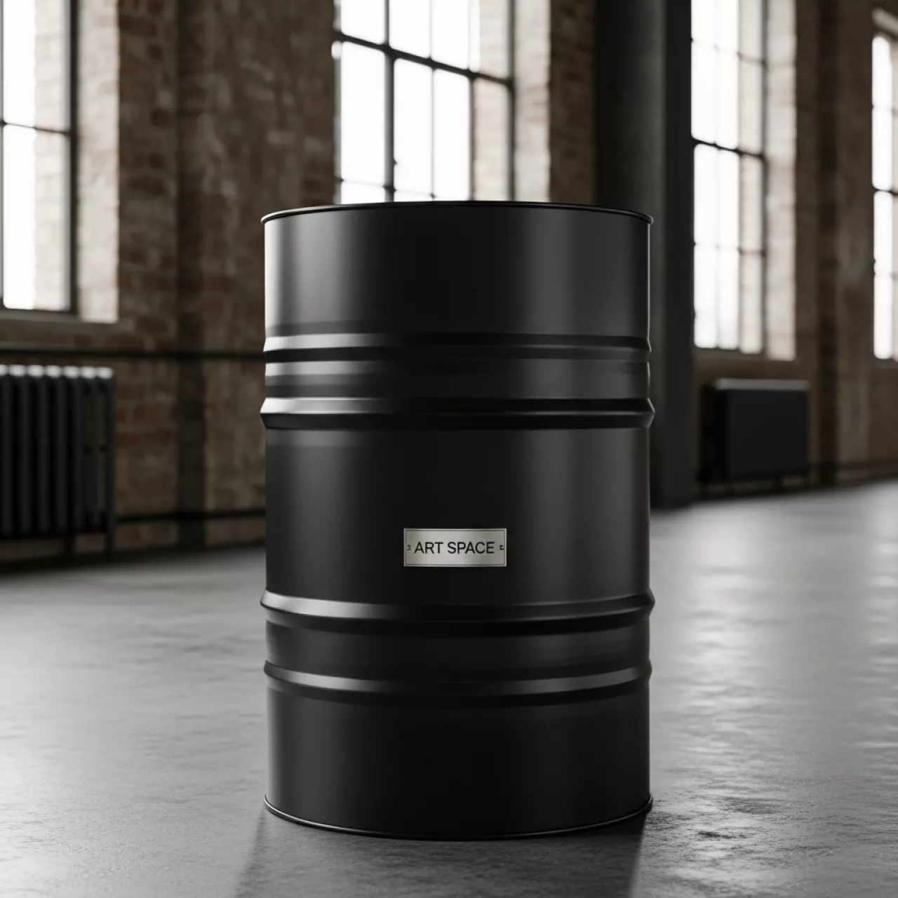 Аренда Стол бочка Hardwire Black D 60 в лофте «Студия 21» — ART SPACE