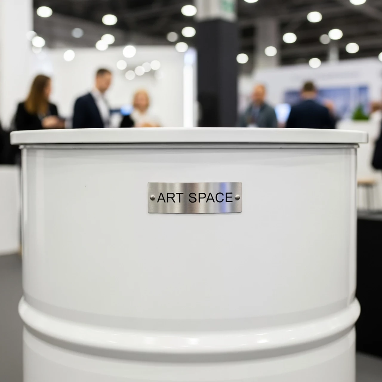 Аренда Стол бочка Industrial White 2136WT диаметр 60 см в ледовом дворце «Роза Хутор» — ART SPACE