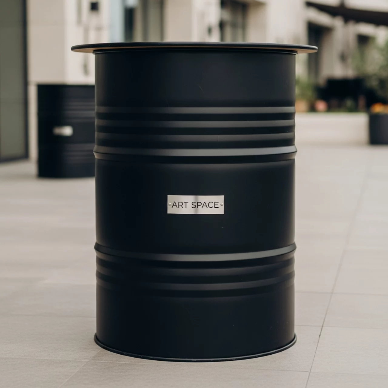 Аренда Стол бочка Syndical Black D 60 см в Radisson Collection Paradise — ART SPACE