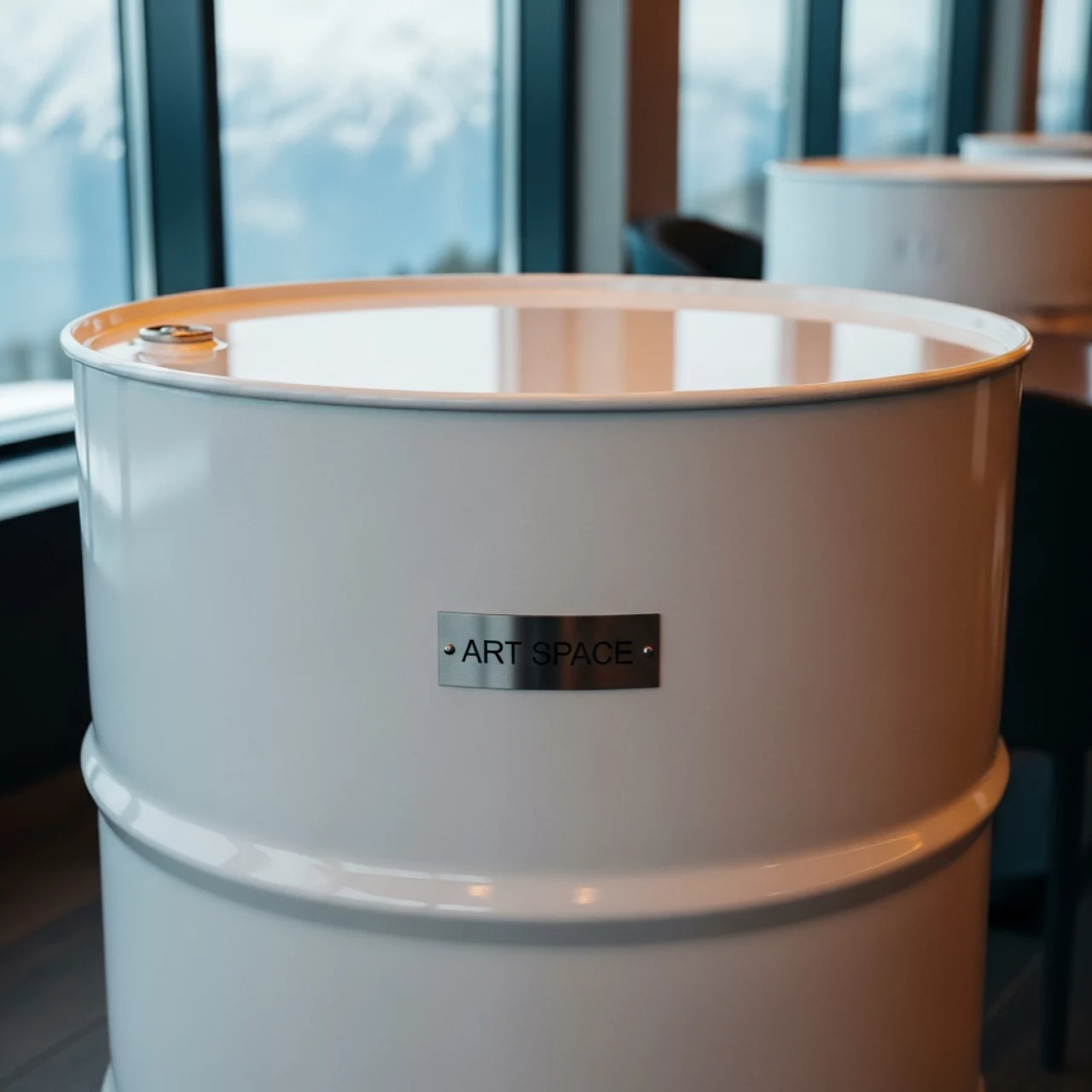 Аренда Стол бочка Syndical White D 60 см в ресторане «Магеллан» — ART SPACE