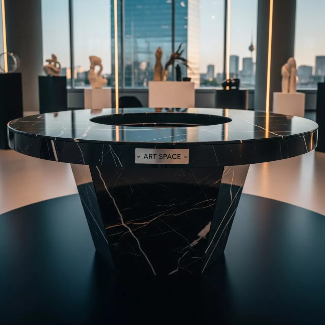 Аренда Стол Brick M 120 оникс черный в Panorama by Mercure — ART SPACE