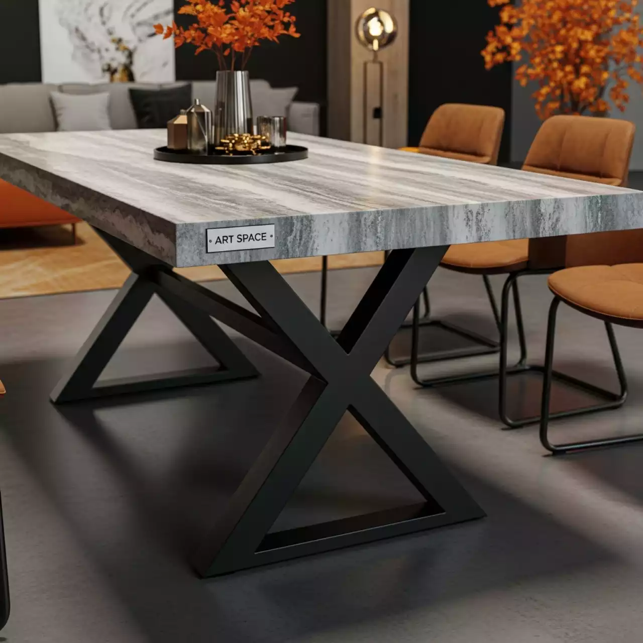 Аренда Стол Bronte 220 мрамор керамика в комплексе Sea Galaxy — ART SPACE