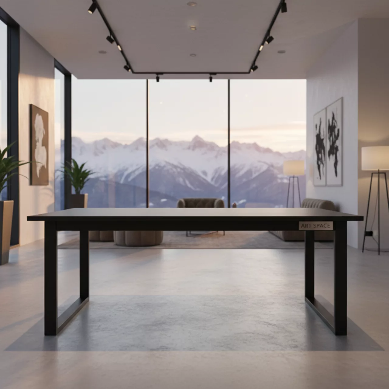 Аренда Стол бук черный кромка ПВХ Лидер 2 1800х900 в Golden Tulip Rosa Khutor — ART SPACE