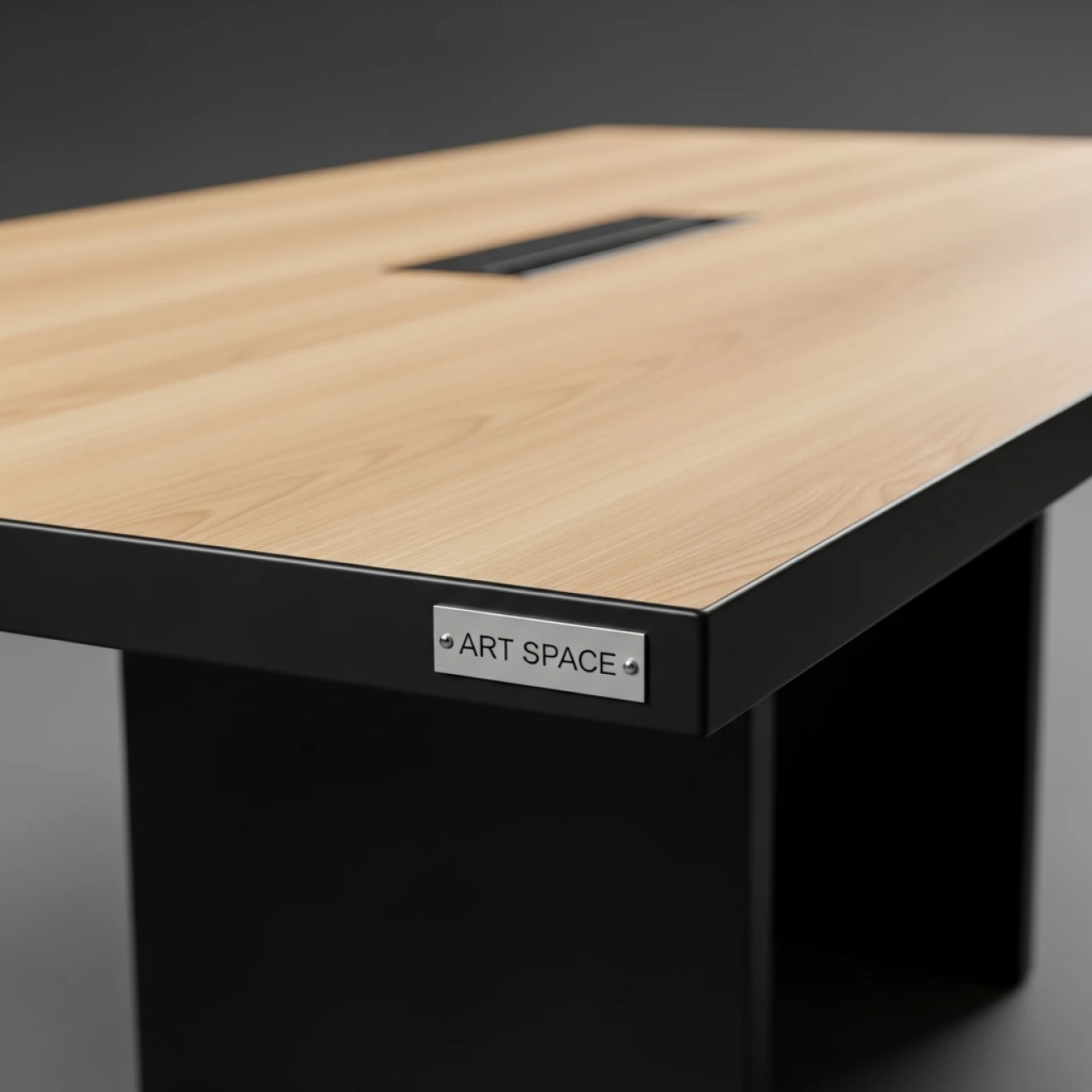 Аренда Стол бук черный кромка ПВХ Лидер 2 2400х900 в Зале органной и камерной музыки — ART SPACE