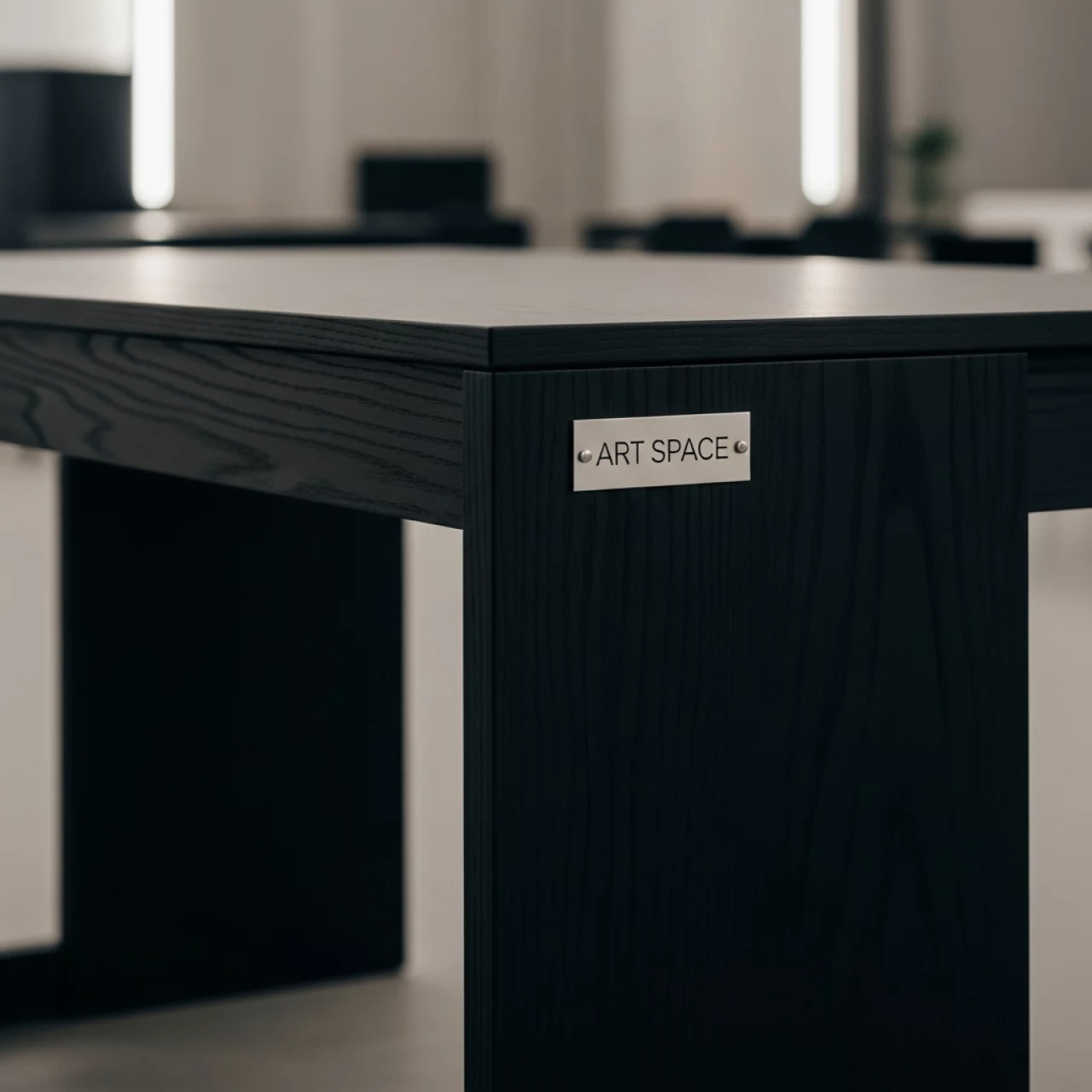 Аренда Стол бук черный Лидер 2 1800х800 в Stella di Mosca — ART SPACE