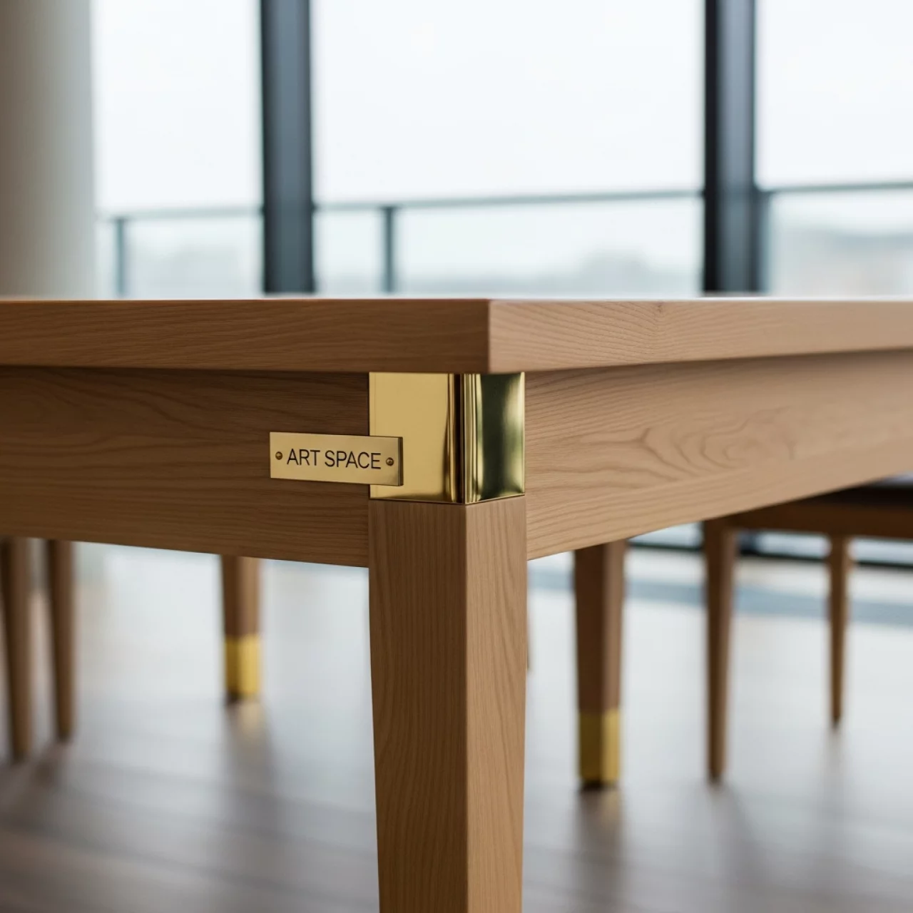 Аренда Стол бук золотой Лидер 2 2000х900 в Stella di Mosca — ART SPACE