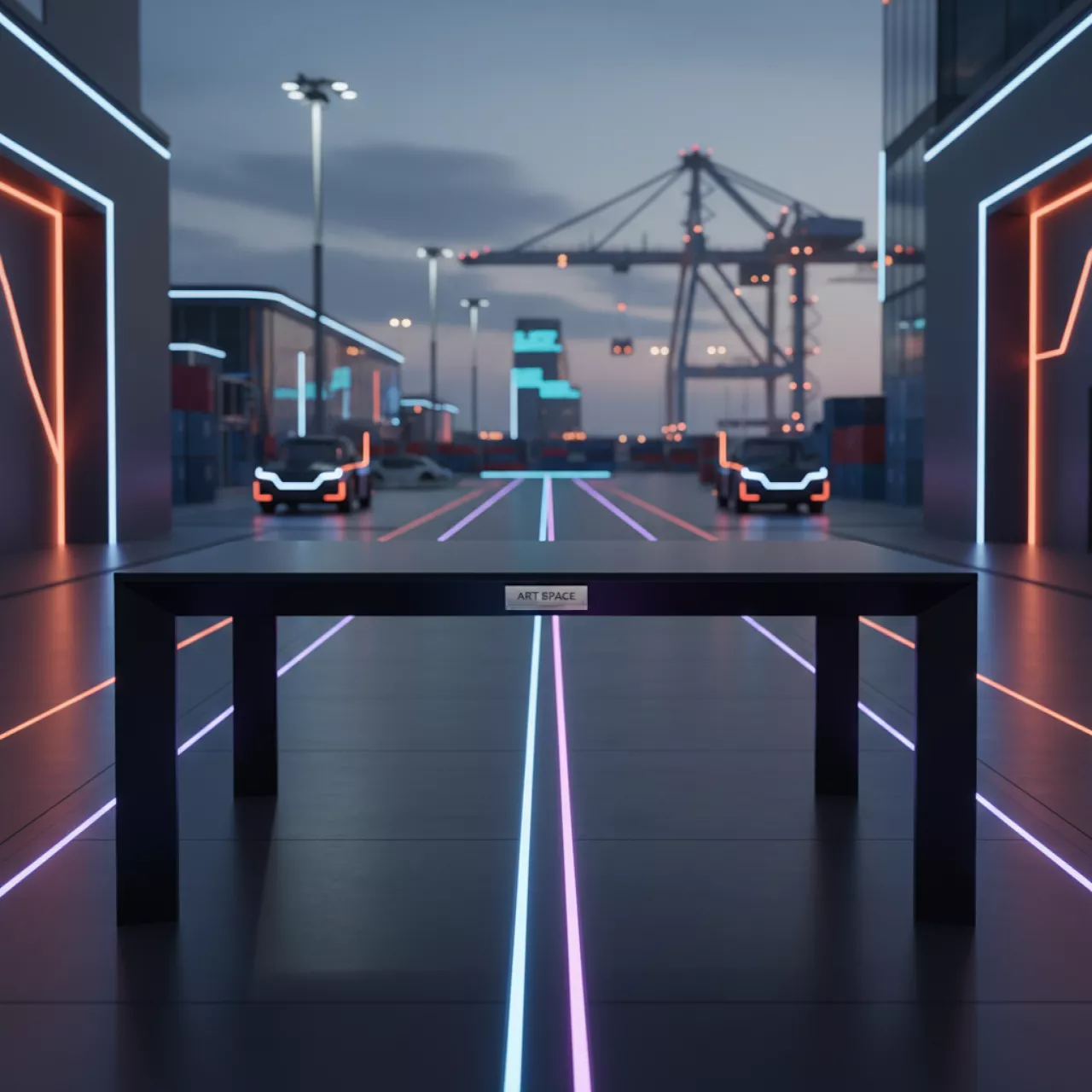 Аренда Стол черный 150х75 на территории Морпорта Сочи — ART SPACE