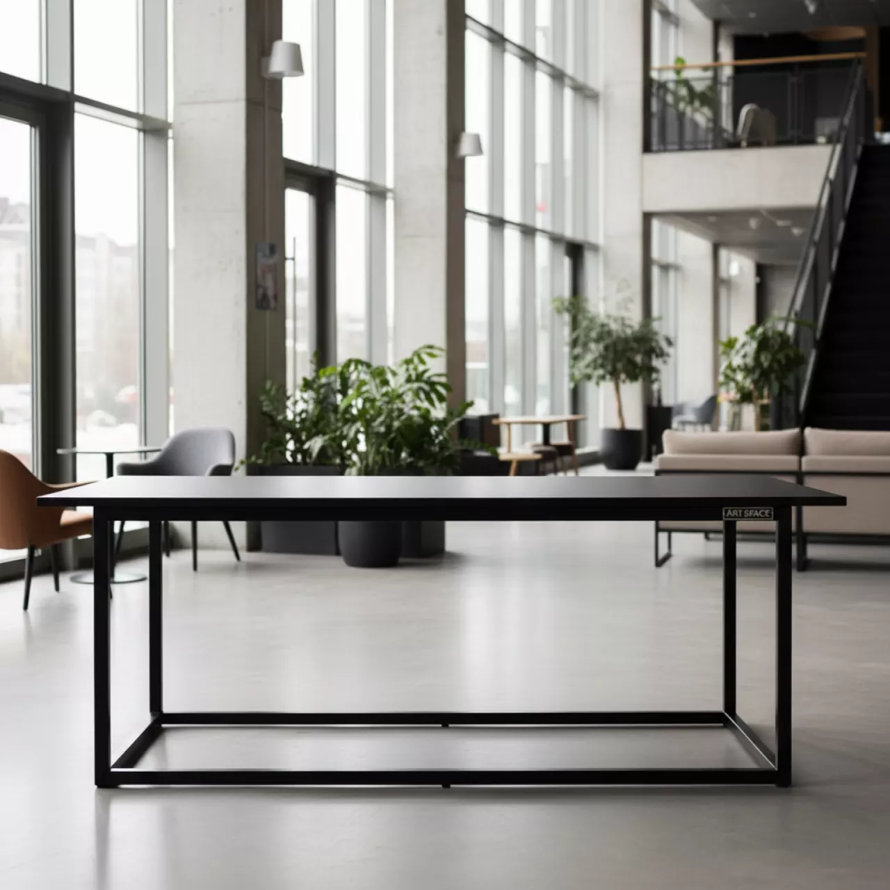 Аренда Стол черный прямоугольный 120x90 см 38 041BK в Green Flow Hotel — ART SPACE